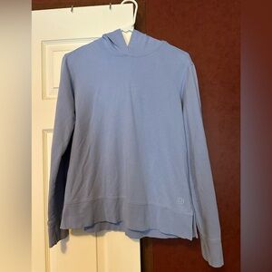 Women's Light Blue Golf Hoodie by Straight Down